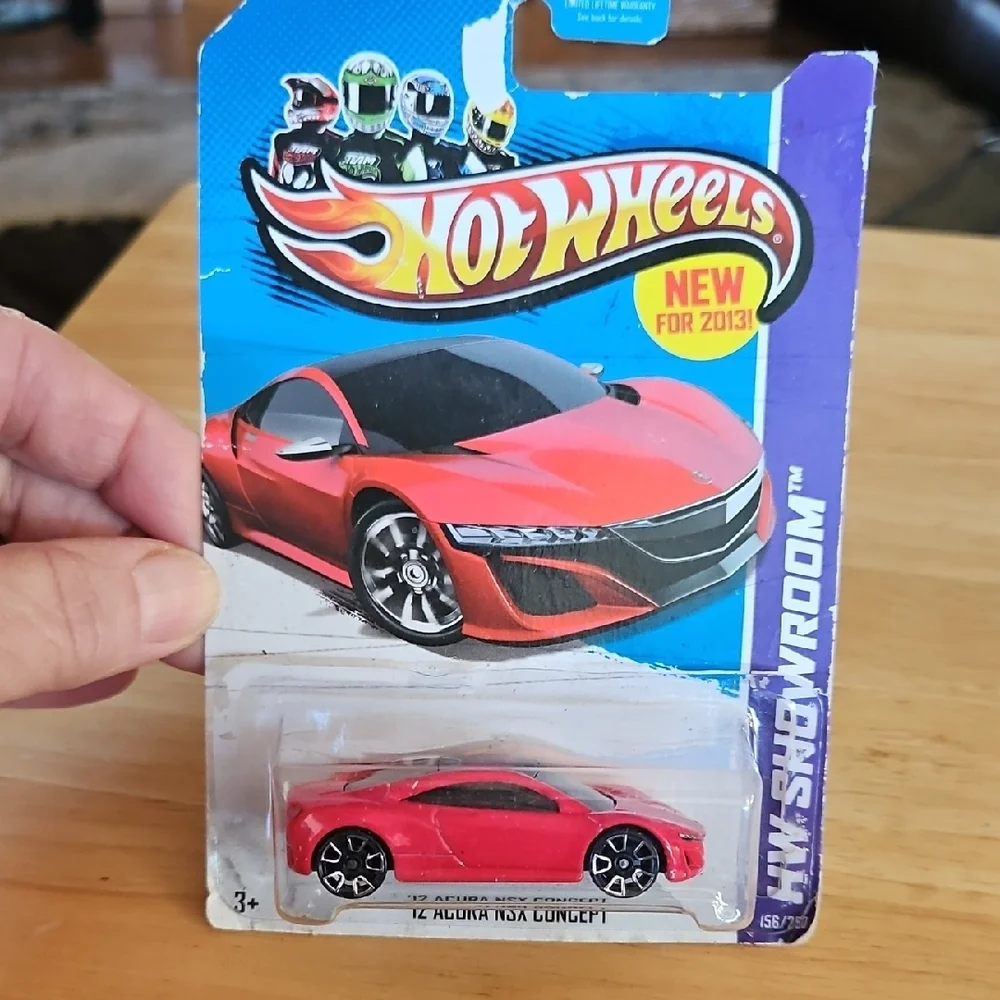 HOTWHEELS Red '12 Acura NSX Concept Toy Car